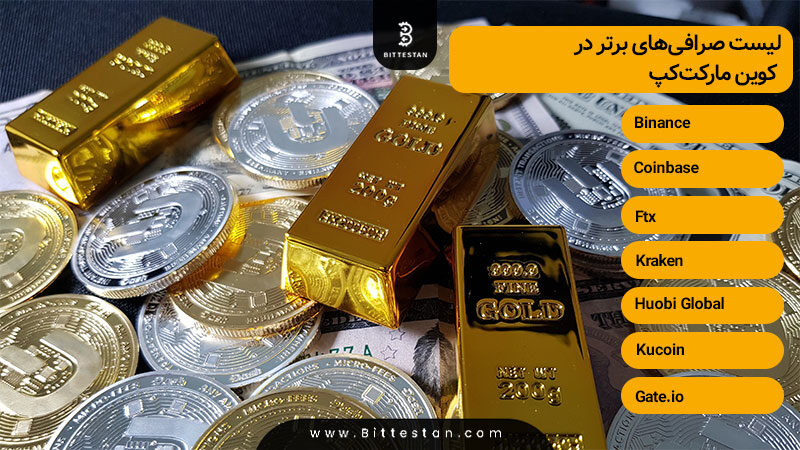 لیست صرافی‌های برتر کوین مارکت کپ